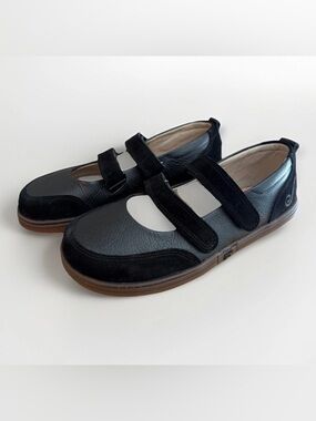 Magical Shoes Barefoot Shoes Sporty Ballerina Flats Black Size 39 Suede Leather
